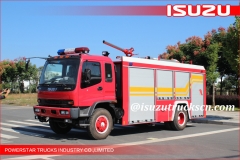 Japonais 5000 litre Single cab Isuzu véhicules incendie sauvetage camions-citernes d'incendie