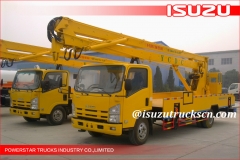 Japonaise 18m Isuzu plate-forme élévatrice véhicule frais généraux travaillent de camion à vendre