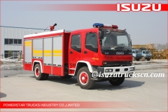 Isuzu Brand MEDIUM-SIZED véhicule de feu de secours d'urgence pour sael