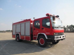 Japonais 6HK1-TCSG40 206KW ISUZU camions de pompiers avec une capacité de 6000 litres