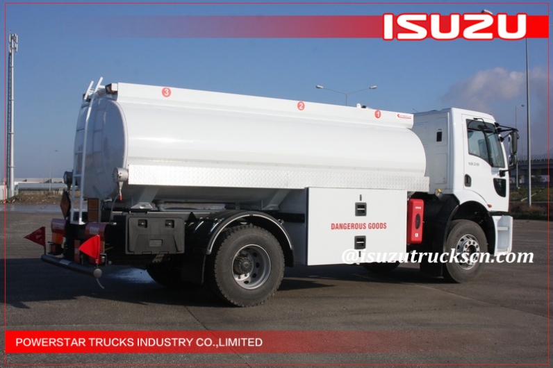 ISUZU 6X4 Aluminum Alloy Fuel Tank Truck for Diesel Oil Delivery