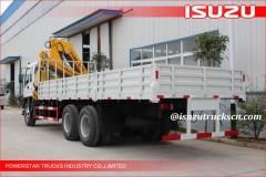 Grue de marque Isuzu cylindre hydraulique camionnette, camion avec grue 10 tonnes