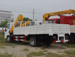 Made in China Isuzu monté sur camion Mini Boom télescopique 3,2 tonnes grue