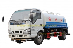 Petite eau transportant camion ISUZU, 5000liters de 5cbm de 5 tonnes d’eau 6 roues camion citerne, camion d’eau Mini à vendre