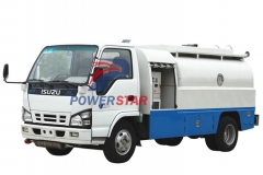 Vente directe d'usine 4000L réservoir de ravitaillement Fiscal Isuzu camion pour la livraison de Diesel Essence/lumière