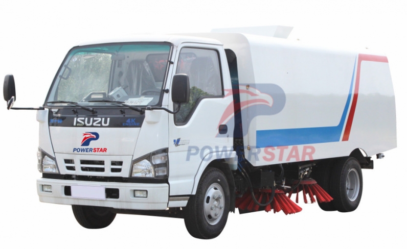 Isuzu 5000liters dust van street cleaning vehicle