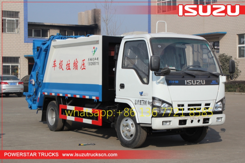 Brand New Africa 3 Ton Isuzu Garbage Truck With Compactor