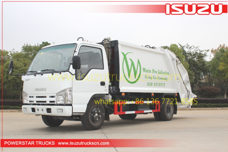 4000L hydraulic compressive garbage truck with 4CBM capacity