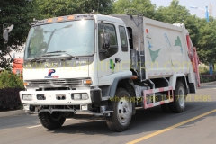 Qualité durable 10Cbm-12Cbm 4 * 2 Isuzu camion à ordures compacteur