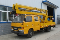 hydraulique levage plate-forme camion Isuzu plate-forme télescopique.