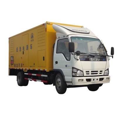 High quality ISUZU 4x2 Mobile emergency power supply truck for sale