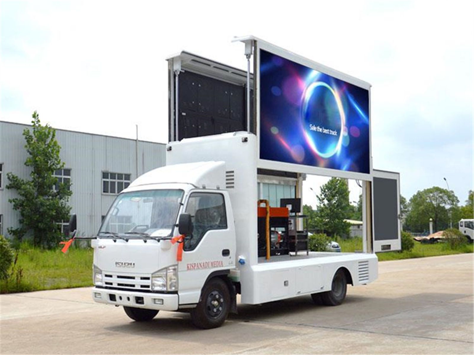 Camion à écran de visualisation mené extérieur de publicité de 6 wheelers  fournisseurs,fabricants,usines de Chine