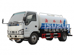 Isuzu 4 * 2 réservoir d'eau incendie camion à vendre, capacité d'eau 5000l de camion d'incendie