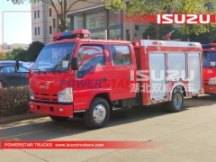 4x2 Isuzu 98HP 4KH1CN5LS Mini camion de pompiers de camion de combat de feu