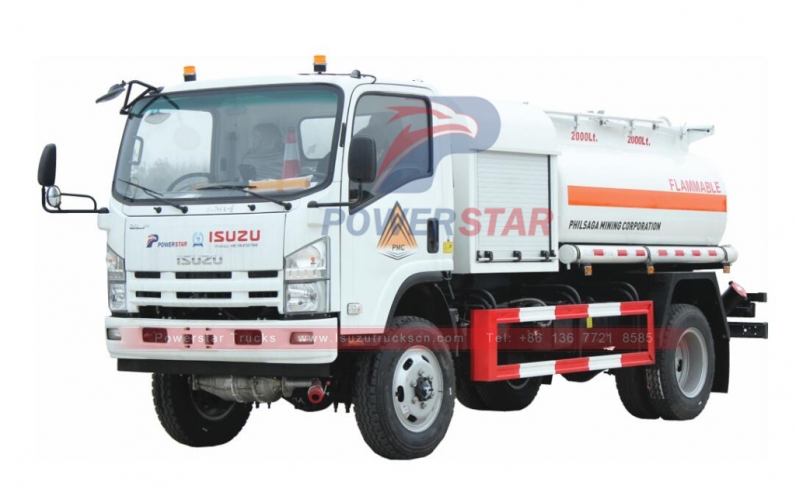 ISUZU 4X4 ALL WHEEL DRIVE Diesel Oil Transporter Capacity Fuel Tank Tanker Truck