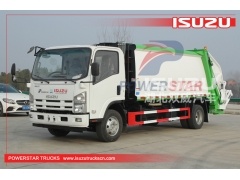 Éthiopie nouveau camion à ordures à compression ISUZU collecteur de déchets npr elf à vendre