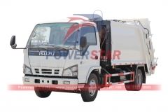Nouveaux camions compacteurs à ordures ISUZU 4x2 NQR / NKR 4 tonnes exportant des philippines
