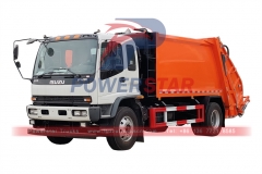 camions compacteurs de déchets ISUZU 4x2 LHD 12CBM neufs à vendre
