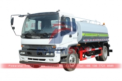 Fournisseur de camion d'eau de camion de pulvérisation d'eau d'ISUZU FTR/FVR
