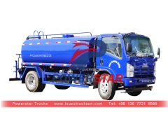 ISUZU NQR camion-citerne à eau fabricant de camion de pulvérisation d'eau
