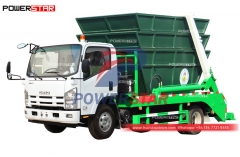 Ethiopie ISUZU ELF 700P 8CBM camion benne à vendre
