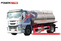 camion de lait en acier inoxydable ISUZU GIGA personnalisé à prix promotionnel

