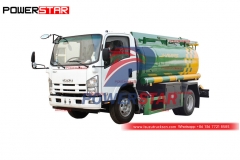 tout nouveau camion de carburant ISUZU 700P 190HP 8000L à vendre
