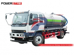 Bon prix ISUZU FTR/FVR camion d'aspiration des eaux usées sous vide à vendre
