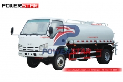 Camion de pulvérisation d'eau tout-terrain ISUZU 4WD à prix discount
