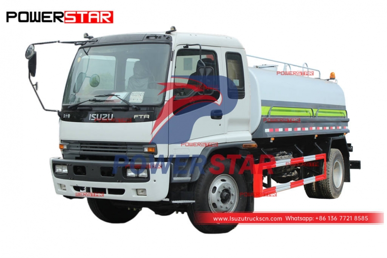 ISUZU FTR/FVR 4×4 AWD drinking water tank truck for Philippines