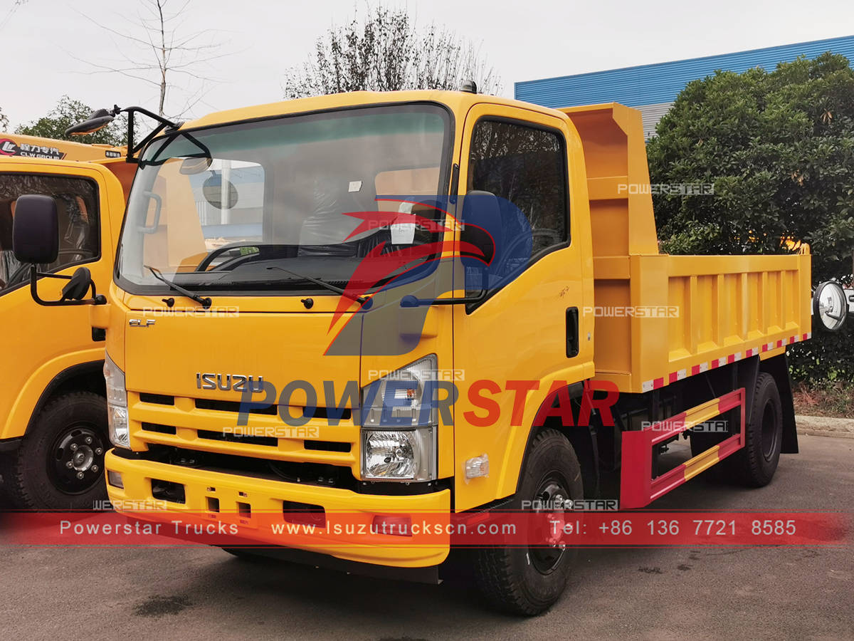 Hot selling ISUZU 4×2 5 tons dump truck at factory price