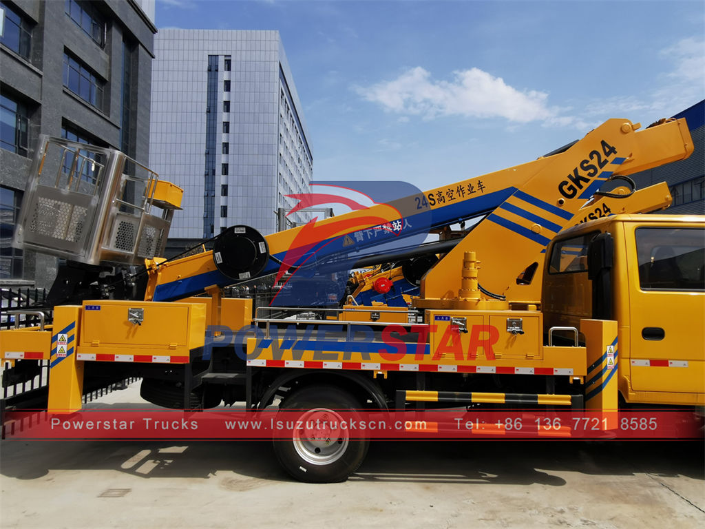 Isuzu 4×2  Aerial Platform Man Lift Truck for sale