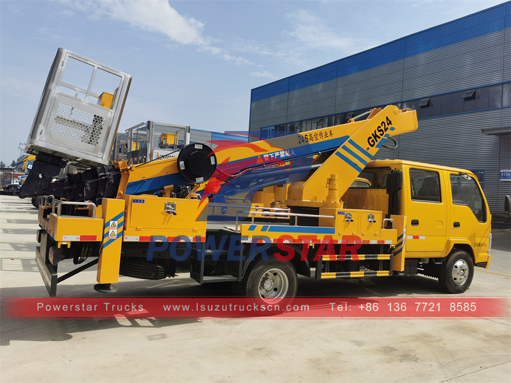 Isuzu 4×2  Aerial Platform Man Lift Truck for sale