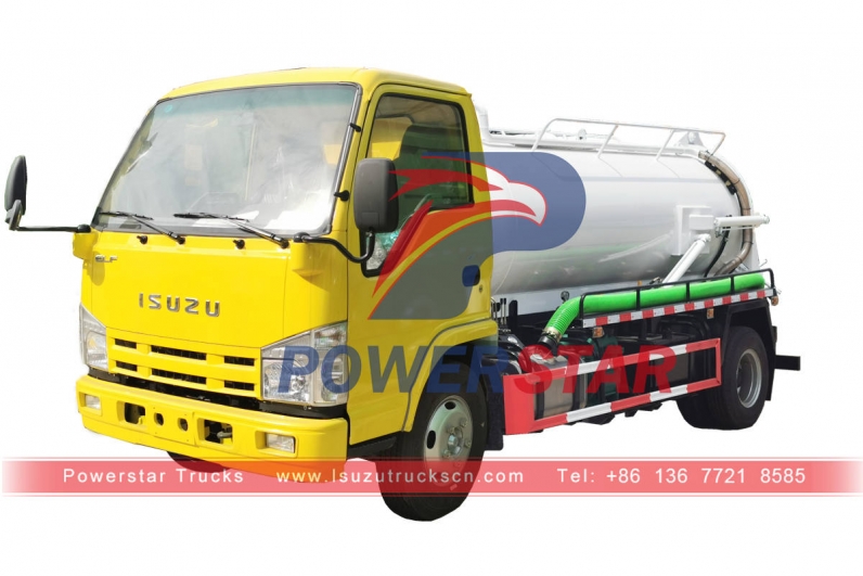 Custom-made ISUZU small vacuum cleaner truck for sale
