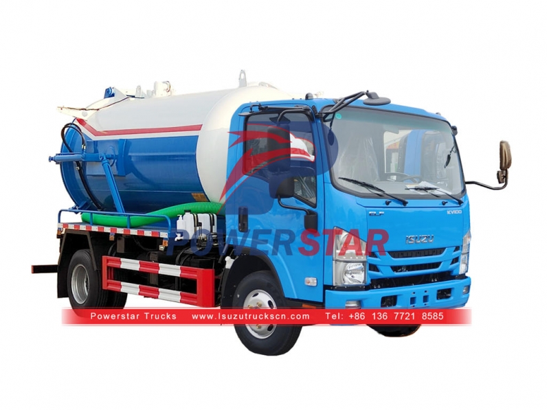 Factory price ISUZU small sewer cleaning truck