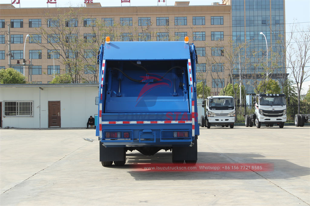 Customized ISUZU FVR 10CBM rear loader truck for sale