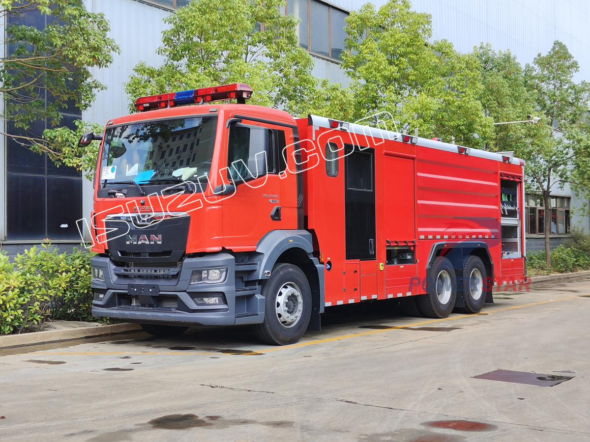 Independent Row Cabin MAN TG5 12000L Water Tanker Fire Engine truck