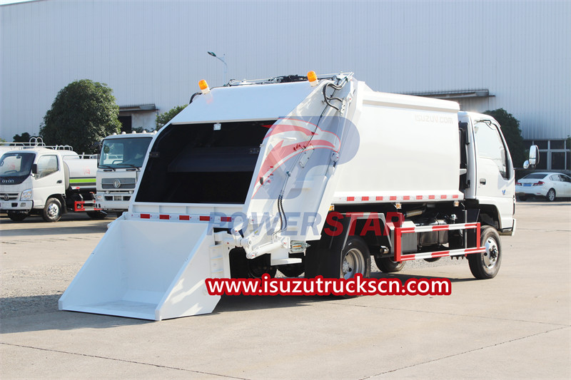 China factory supplying ISUZU rear loader trucks