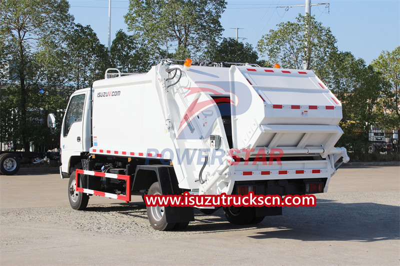 China factory supplying ISUZU rear loader trucks