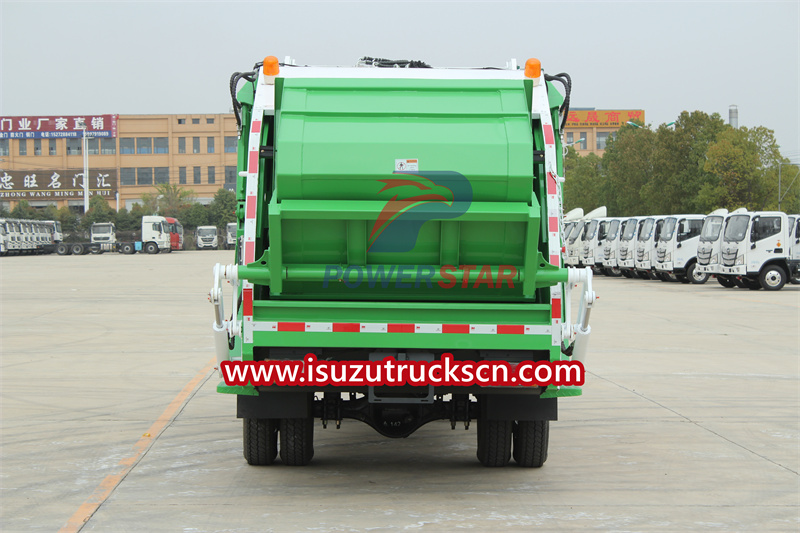 isuzu 5 cbm rubbish compactor truck