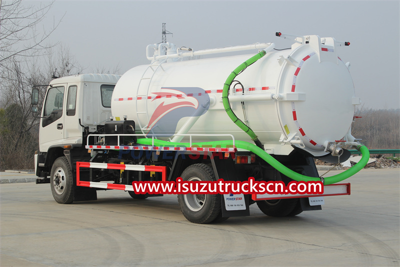 ISUZU FTR sewage tanker truck