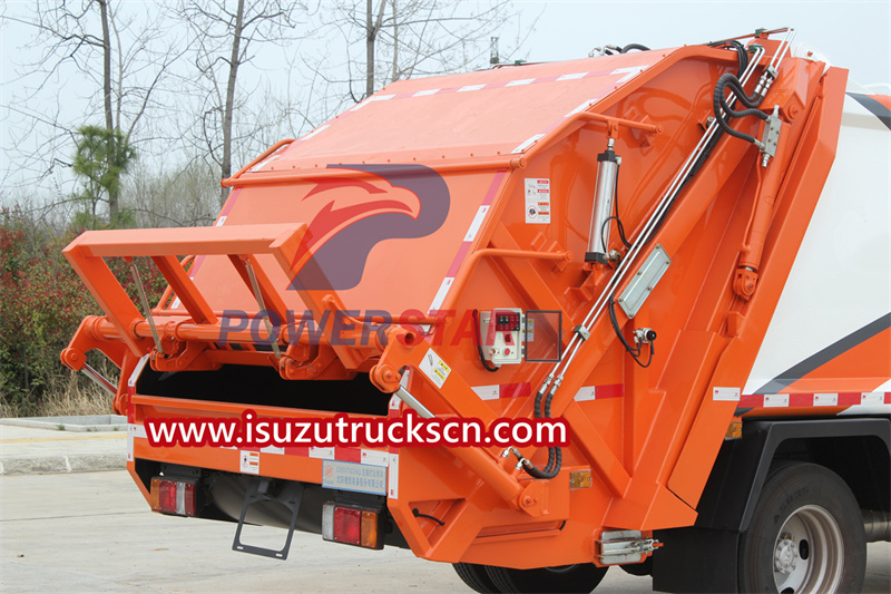 Isuzu non cdl rear load garbage truck for sale