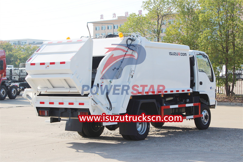 ISUZU NKR rear load garbage truck