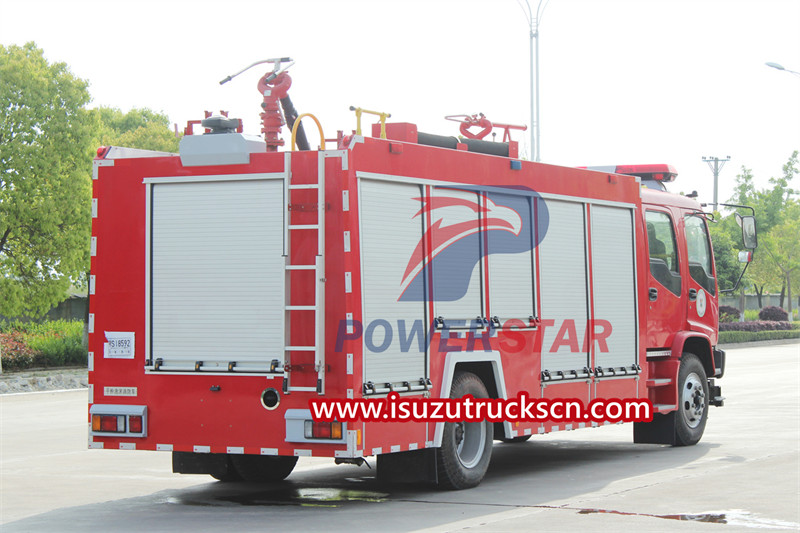 ISUZU FVR rescue pumper truck