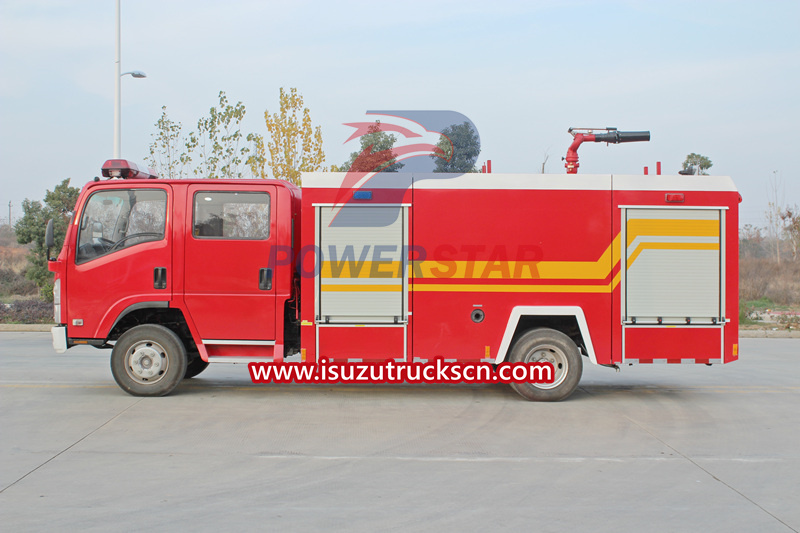 Isuzu NPR ELF 5cbm fire rescue command truck