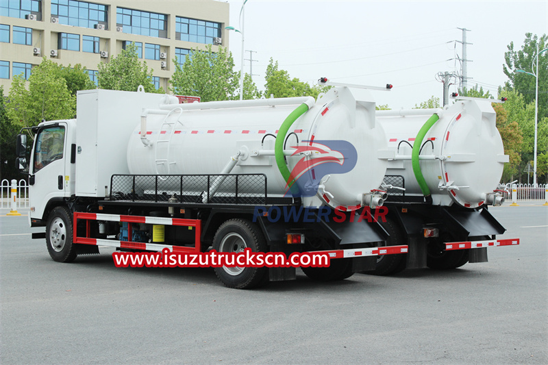 ISUZU 700P vacuum tanker truck