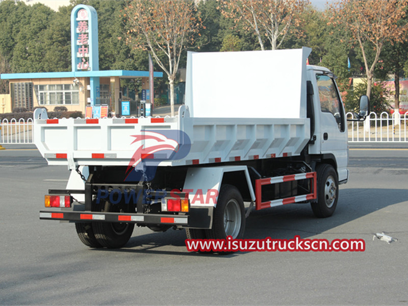 Isuzu elf NKR sludge transport dumper truck