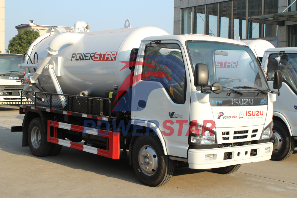 Isuzu cab chassis Truck Mounted Sewer Cleaner