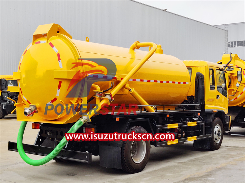 Isuzu wastewater pump truck factory