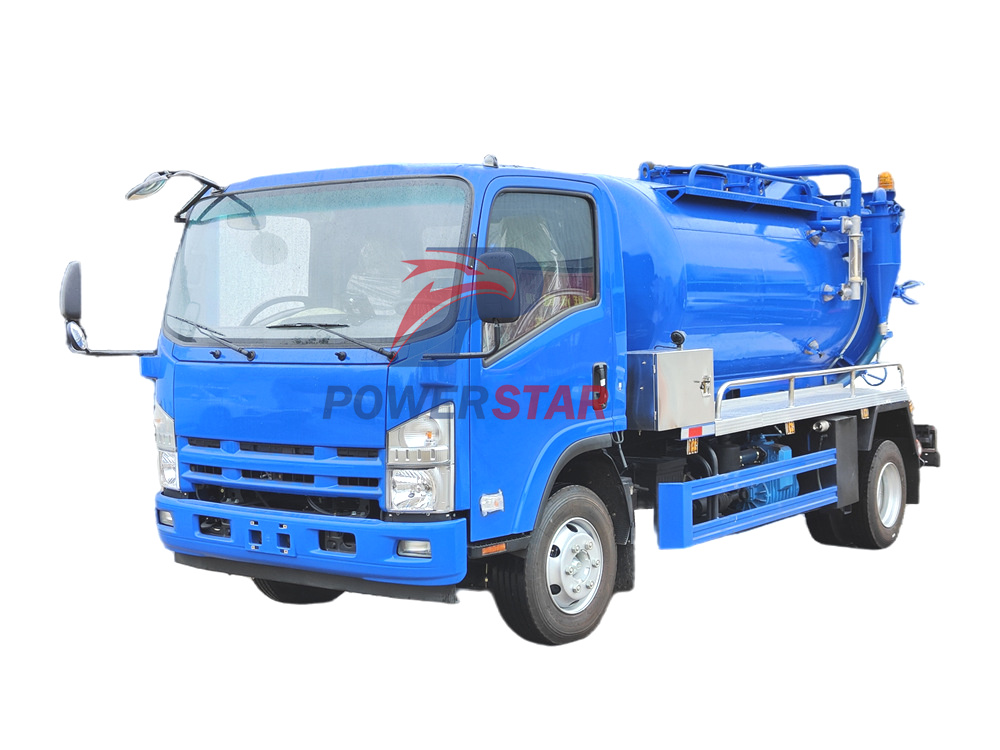 Industrial Isuzu Vacuum Services Truck MORO KAISER PM70A